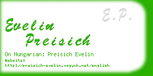 evelin preisich business card